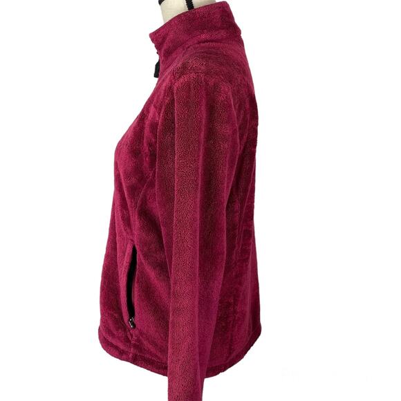 The NORTH FACE OSITO Fleece Jacket Wild Aster Purple Thermal Fuzzy Full Zip - Picture 3 of 15